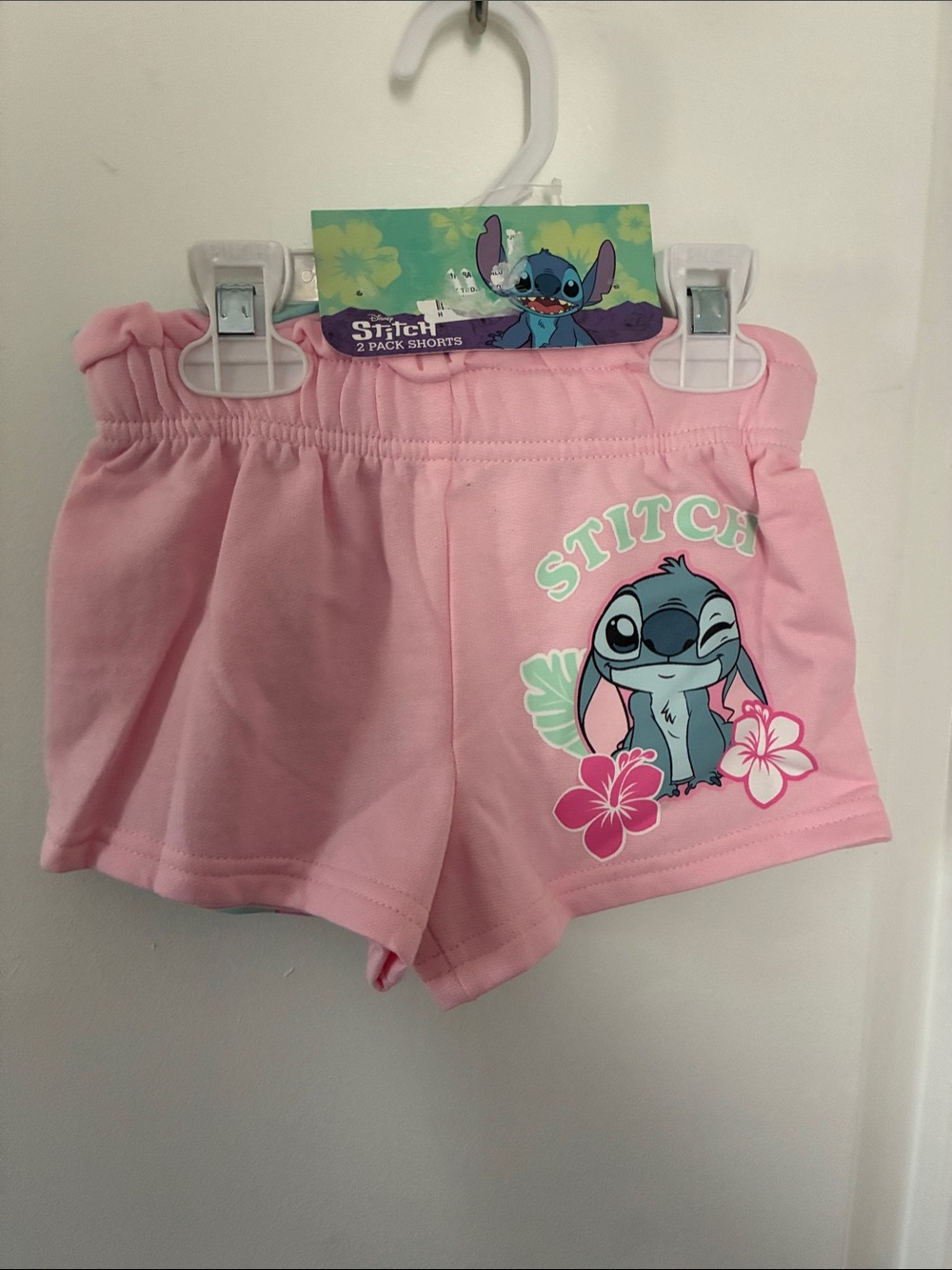 Disney Pink Lilo & Stitch Girls Shorts